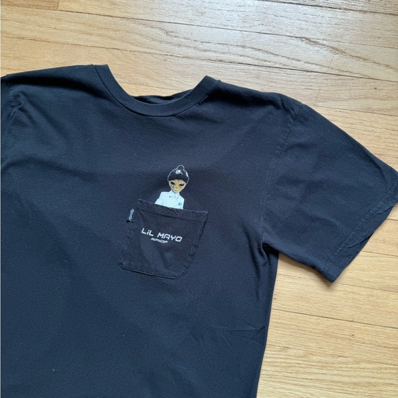 00s Vintage RIP N DIP X Lil Mayo Small Logo T-shirt Rare - Picture 3 of 7